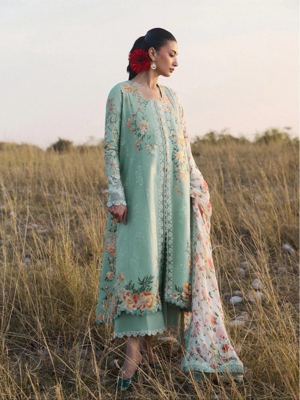Hussain Rehar Designer Dress NWT
